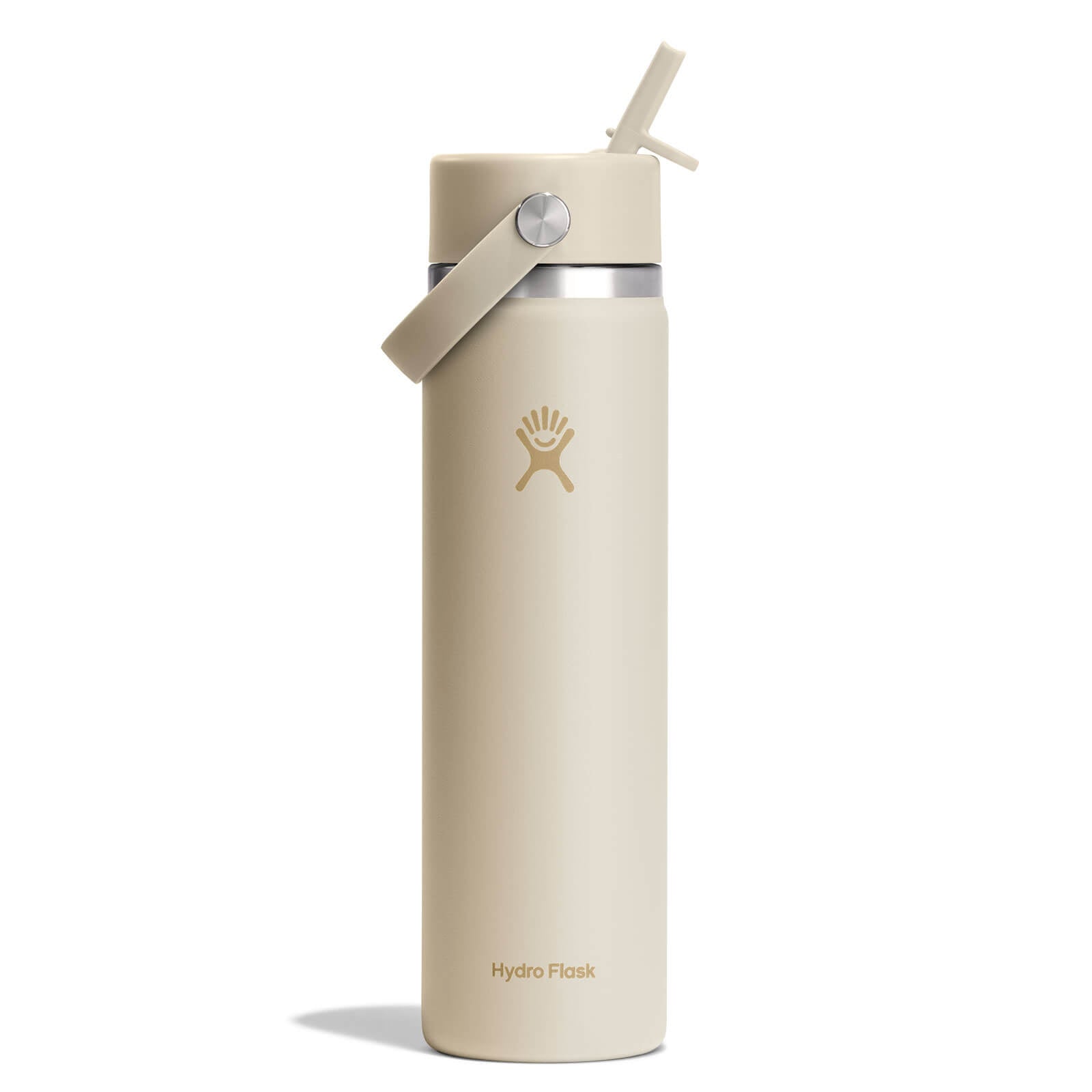 24 oz Wide Mouth Water Bottle w/ Flex Straw Cap | Hydro Flask