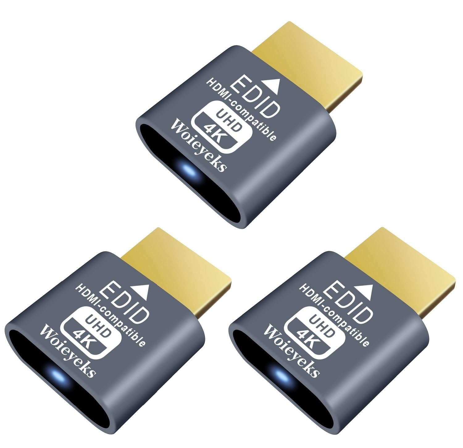 Amazon.com: Woieyeks 3 Pack HDMI Dummy Plug 4K HDR,Virtual ...
