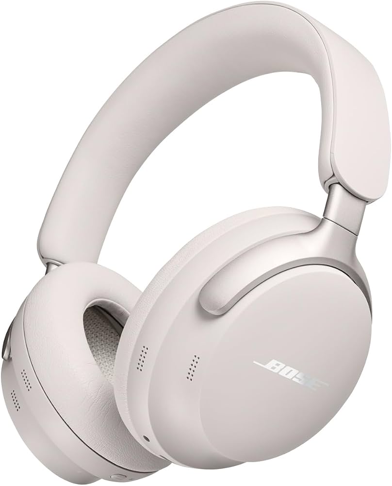 Amazon.com: Bose QuietComfort Ultra Wireless Noise Cancelling Headphones  with Spatial Audio, Over-The-Ear Headphones with Mic, Up to 24 Hours of  Battery Life, White Smoke (Renewed) : Electronics