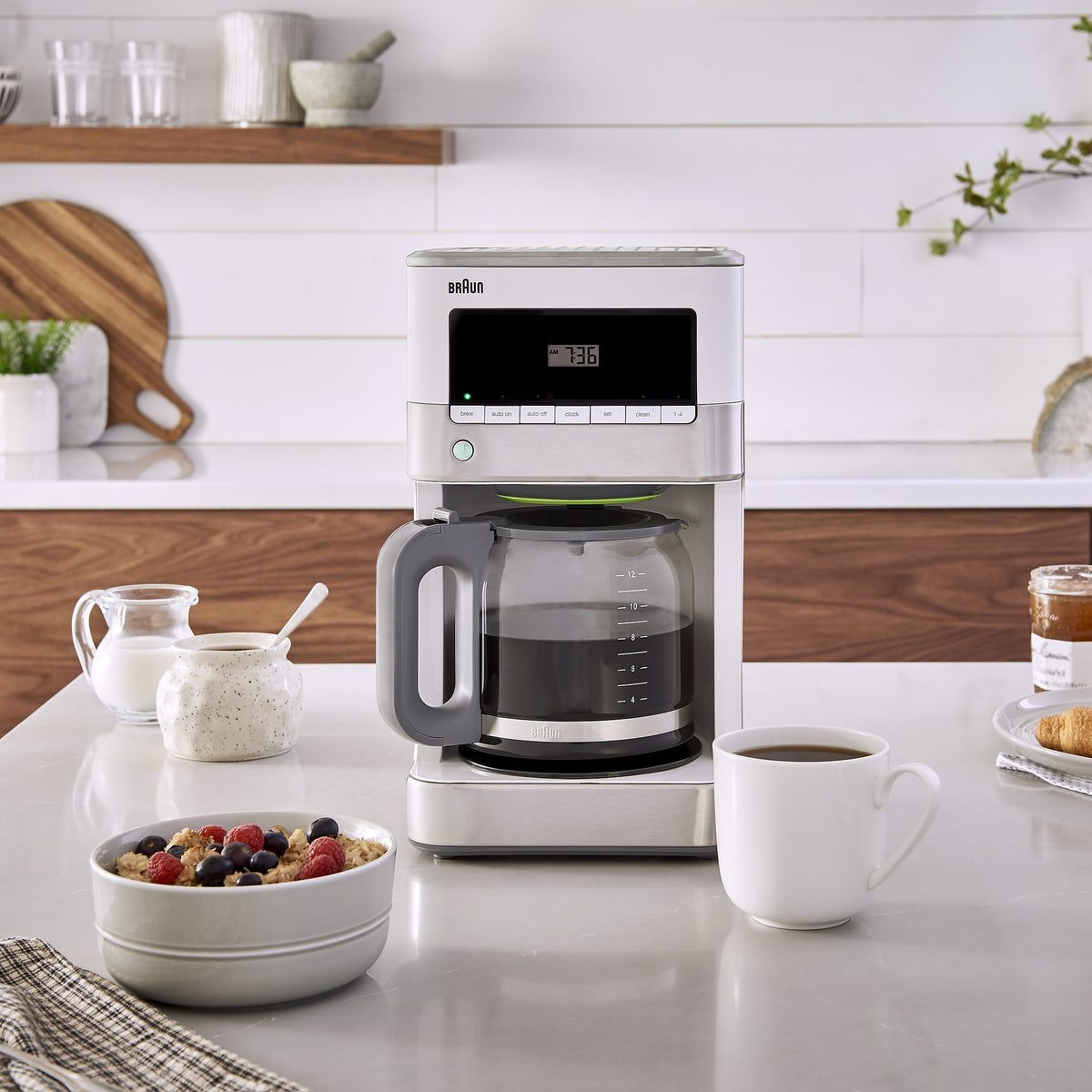 Braun Brew Sense 12-Cup Drip Coffee Maker in Stainless Steel ...