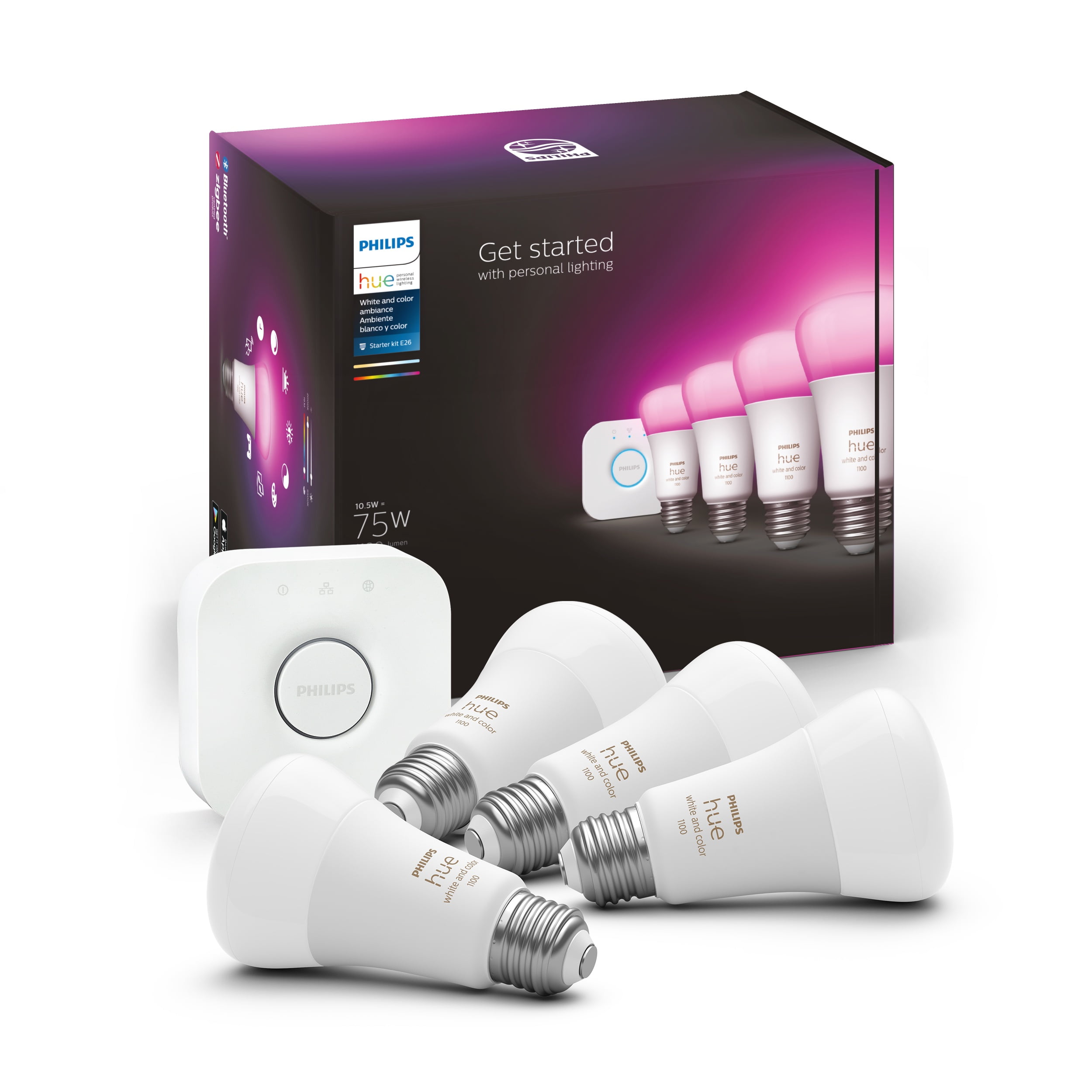 Philips Hue White and Color Ambiance Smart LED Starter Kit