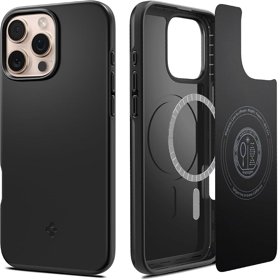 Amazon.com: Spigen Thin Fit MagFit Designed for iPhone 16 ...