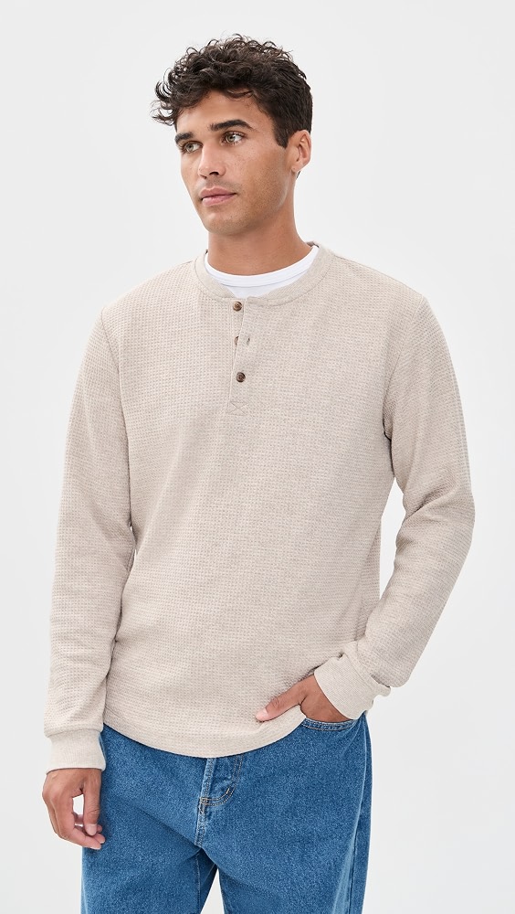 Marine Layer Waffle Henley | Shopbop