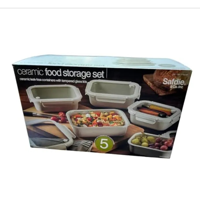 Safdie Ceramic Food Storage Containers - 10 Piece Set – REBEL