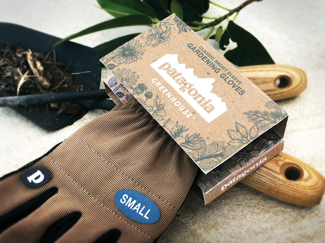 Patagonia Gardening Glove Packaging :: Behance