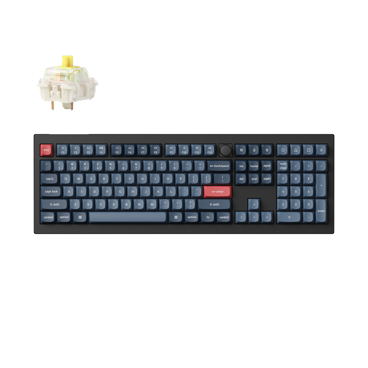 Amazon.com: Keychron V6 Max Wireless Custom Mechanical Keyboard, 2.4 GHz  Bluetooth 5.1 QMK Full-Size Layout with Hot-swappable Gateron Brown Switch  RGB Backlight Compatible with Mac Windows Linux : Video Games