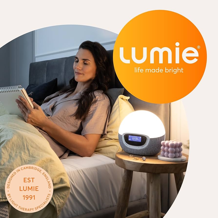 Lumie Bodyclock Shine 300 – Sunrise & Sunset Alarm Clock - Bedside Lamp  with Custom Light Duration - Wake-Up, Night & Reading Light - Warm LEDs :  Home & Kitchen - Amazon.com