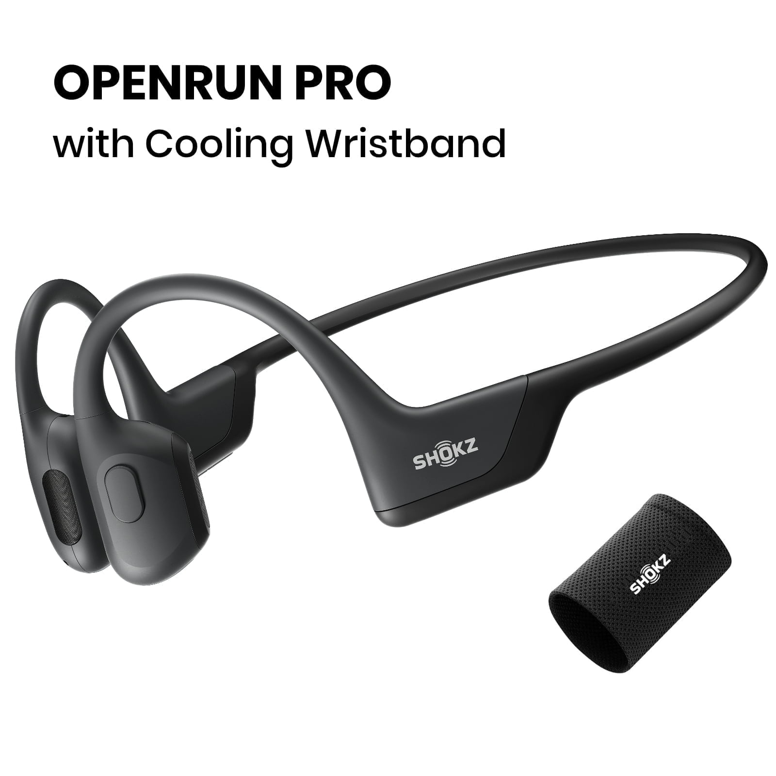 Amazon.com: SHOKZ OpenRun Pro-Bone Conduction Headphones, Open-Ear  Bluetooth Wireless Sport Headphones for Running and Workout, Sweat  Resistant, Long Battery Life, Premium Deep Bass, Mic，with Hair Band, Black  : Electronics