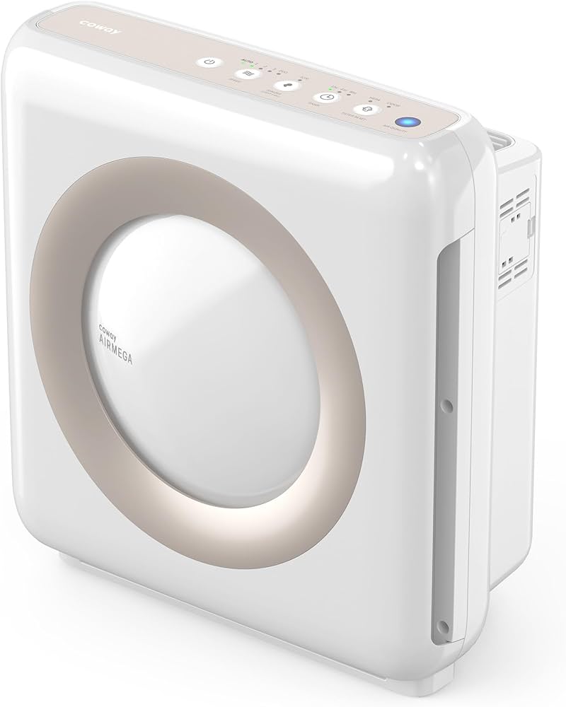 Amazon.com: Coway Airmega AP-1512HH(W) True HEPA Purifier with Air Quality  Monitoring, Auto, Timer, Filter Indicator, and Eco Mode, 16.8 x 18.3 x 9.7,  White : Industrial & Scientific