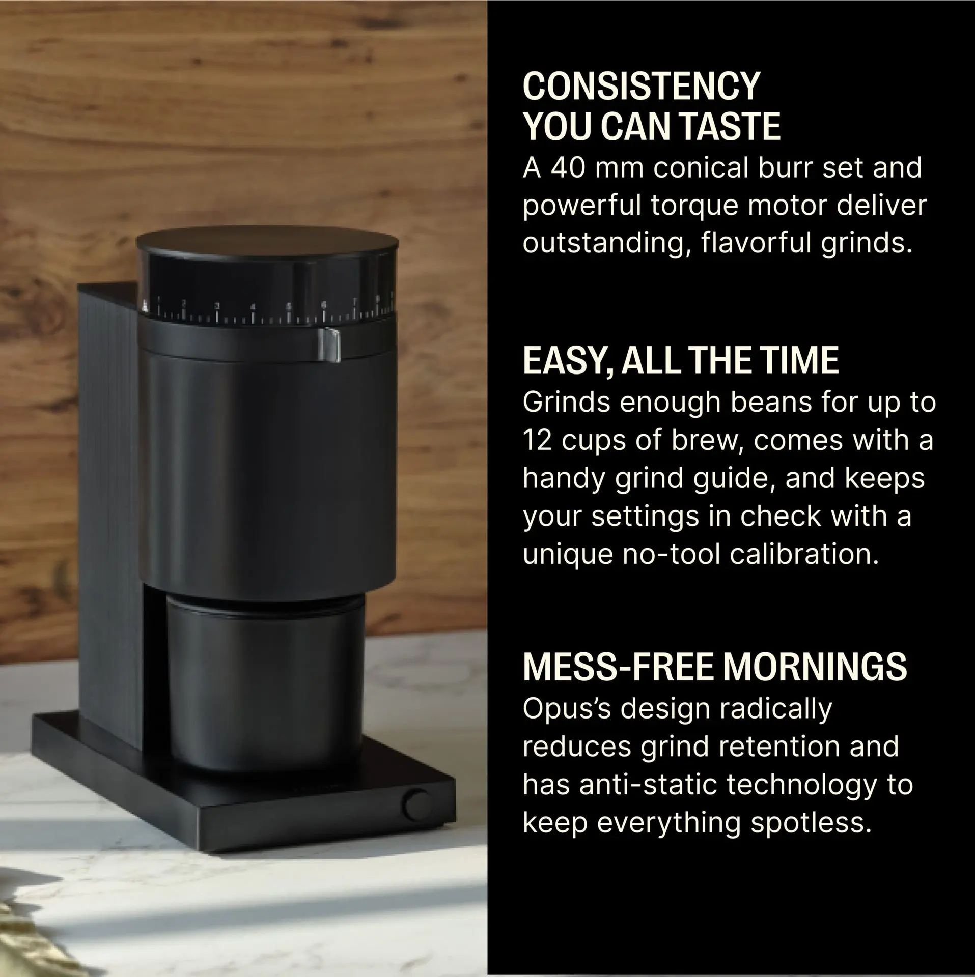 Fellow Opus Conical Burr Grinder | WB.coffee