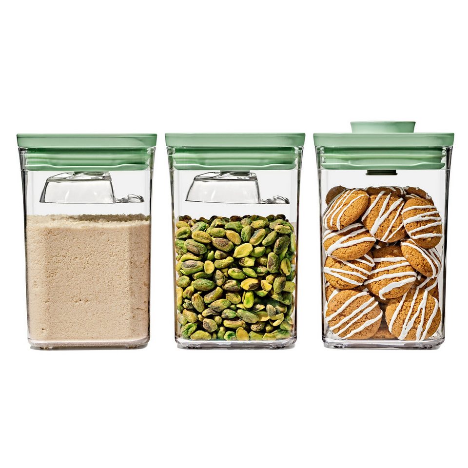 OXO Good Grips Aufbewahrungssystem 3-Piece POP Container Set with Mini  Scoops - Limited Edition Pistachio, Kunststoff, (Set, 5-tlg), Langlebig, ...