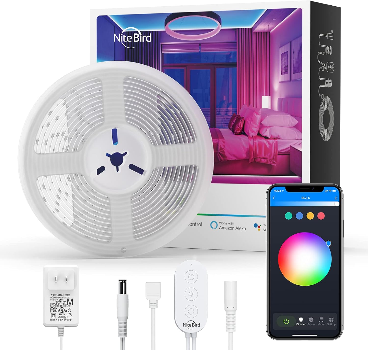 NiteBird Smart WiFi LED Lights,16.4ft Smart LED Jordan | Ubuy
