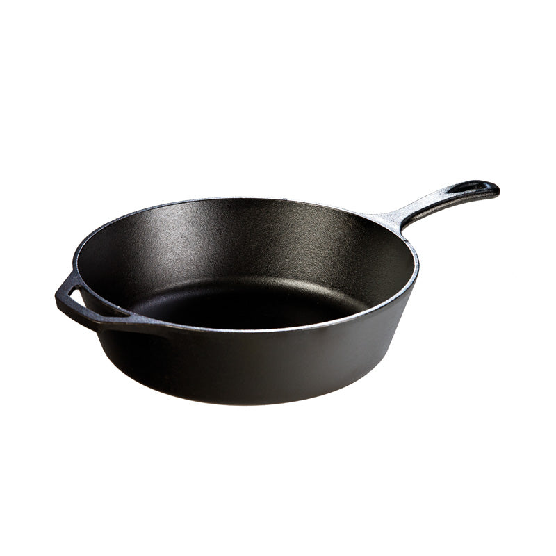Lodge Seasoned Cast Iron Deep Skillet, 12"