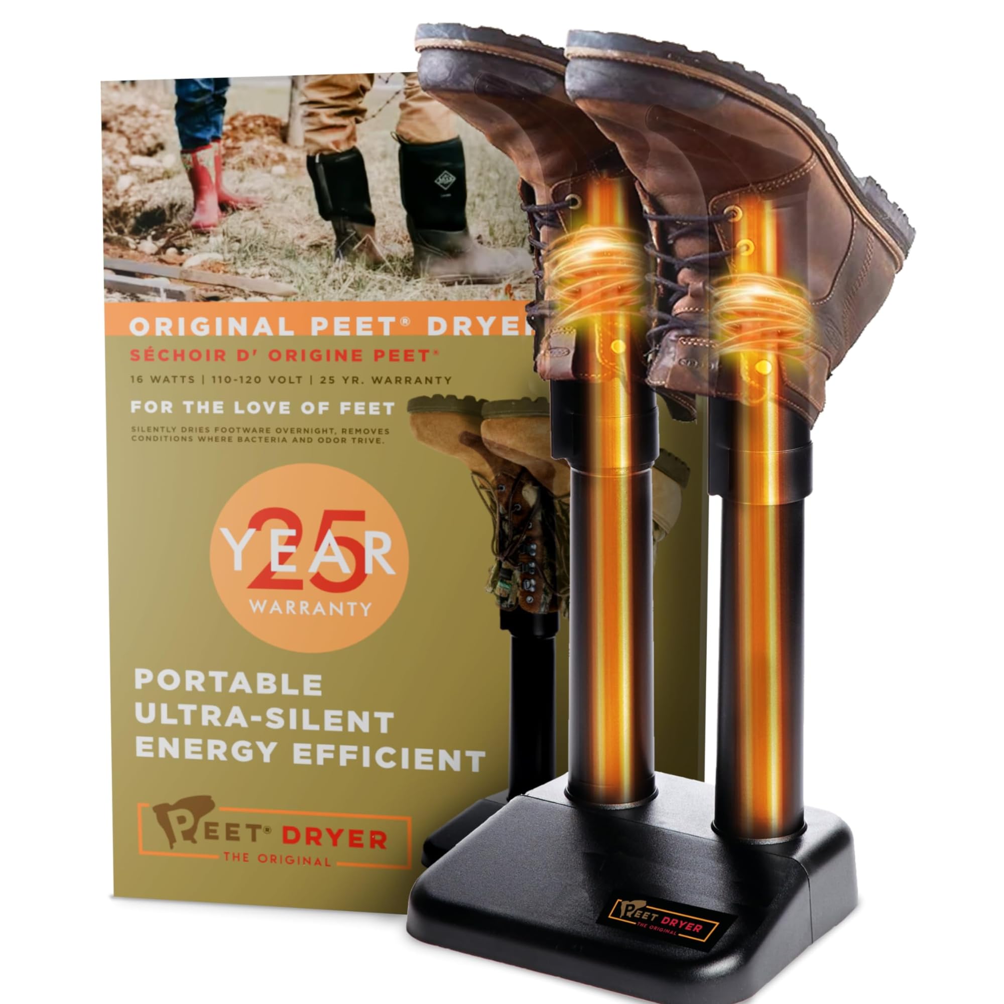 PEET, Peet Dryer Original 2-Shoe Electric Shoe and Boot Dryer, Black, Black  14211001534| eBay