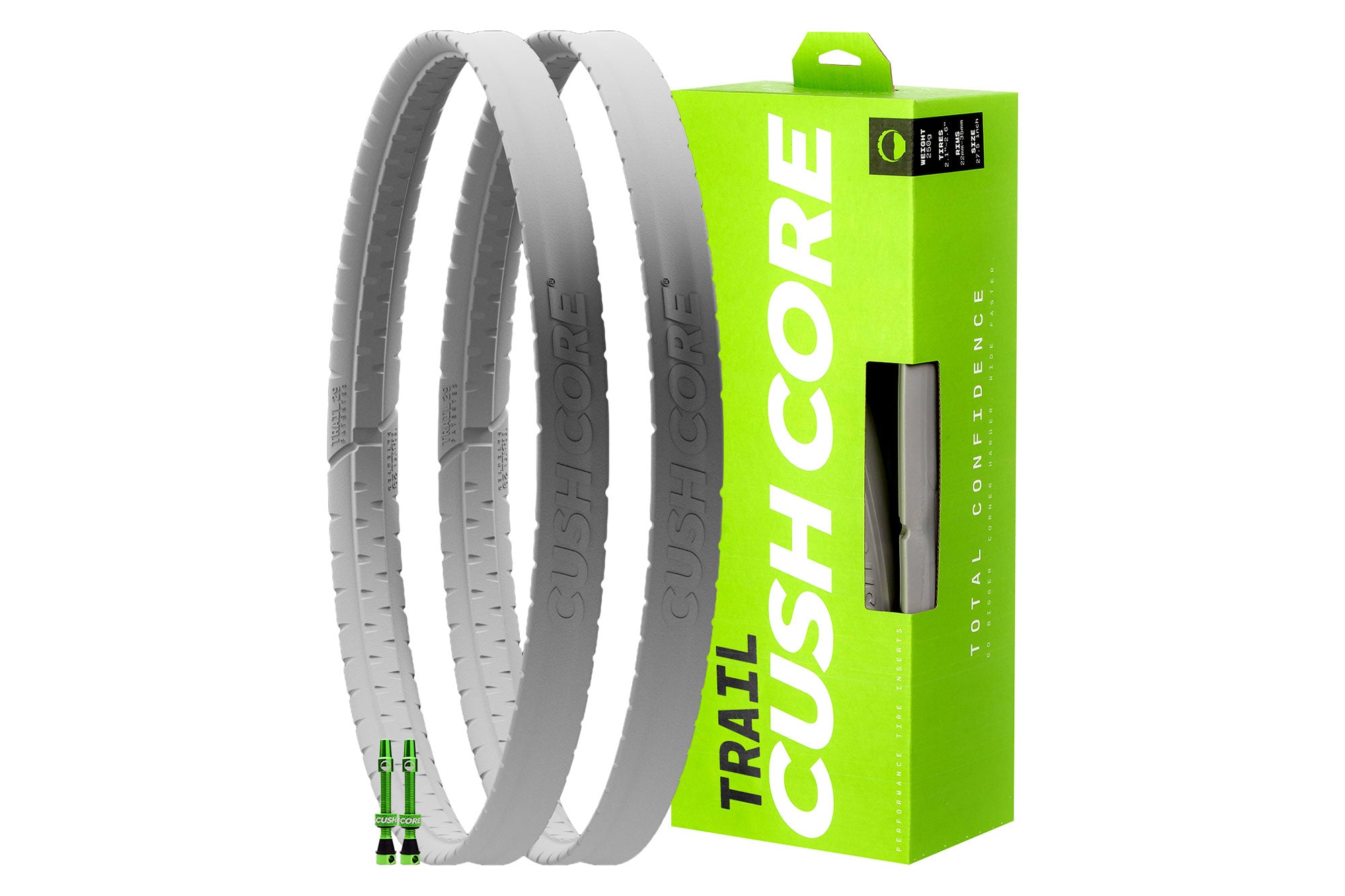 CushCore Trail Tire Inserts, 27.5" / Full Set - Protect Rims, Prevent Flats, Improve Rides