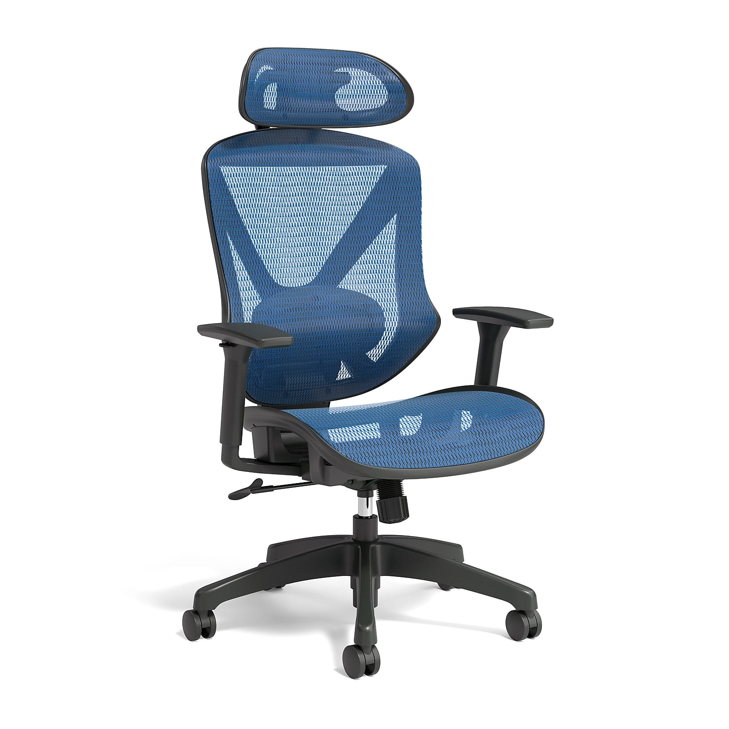 Staples Union & Scale FlexFit Dexley Mesh Task Chair Blue 2/Pack  UN59375V-CCVS