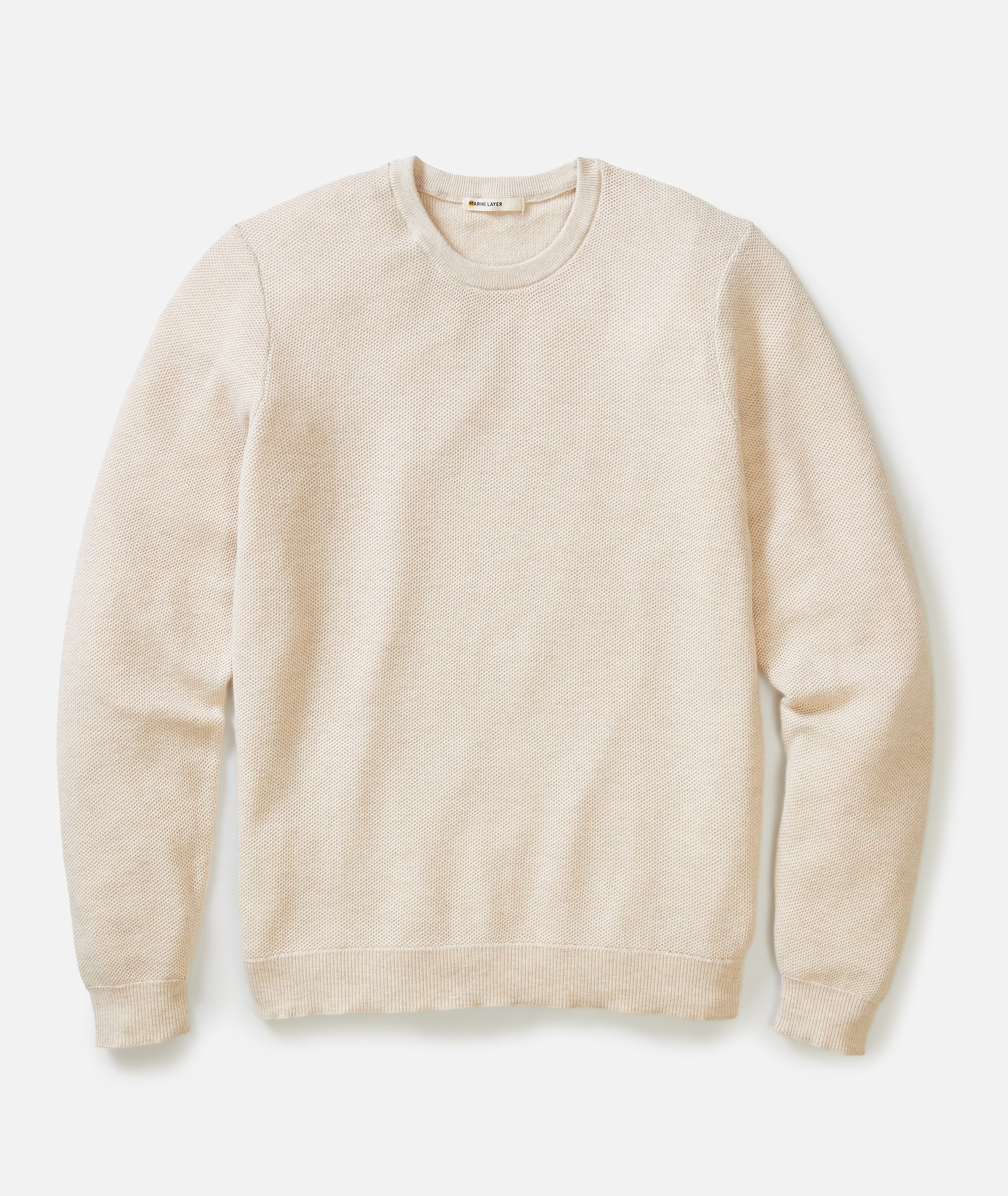 Marine Layer Sweater Tee Angora / Medium