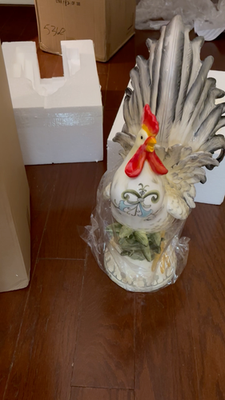Fitz and Floyd Large Lantana Ceramic Rooster Figurine, 20 Inch | eBay