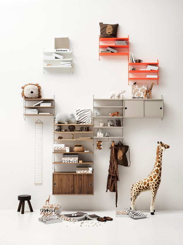 String Furniture String Pocket shelf, white | Finnish Design ...