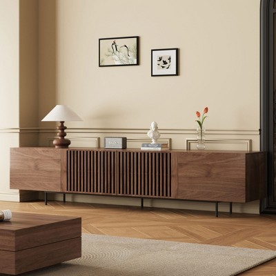 Luck Live Mid-Century Modern 94.48" tv stand medieval modern ...