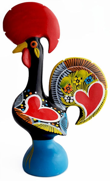 Galos Barcelos Traditional Hand-Crafted Clay Roosters 11.5 Inches