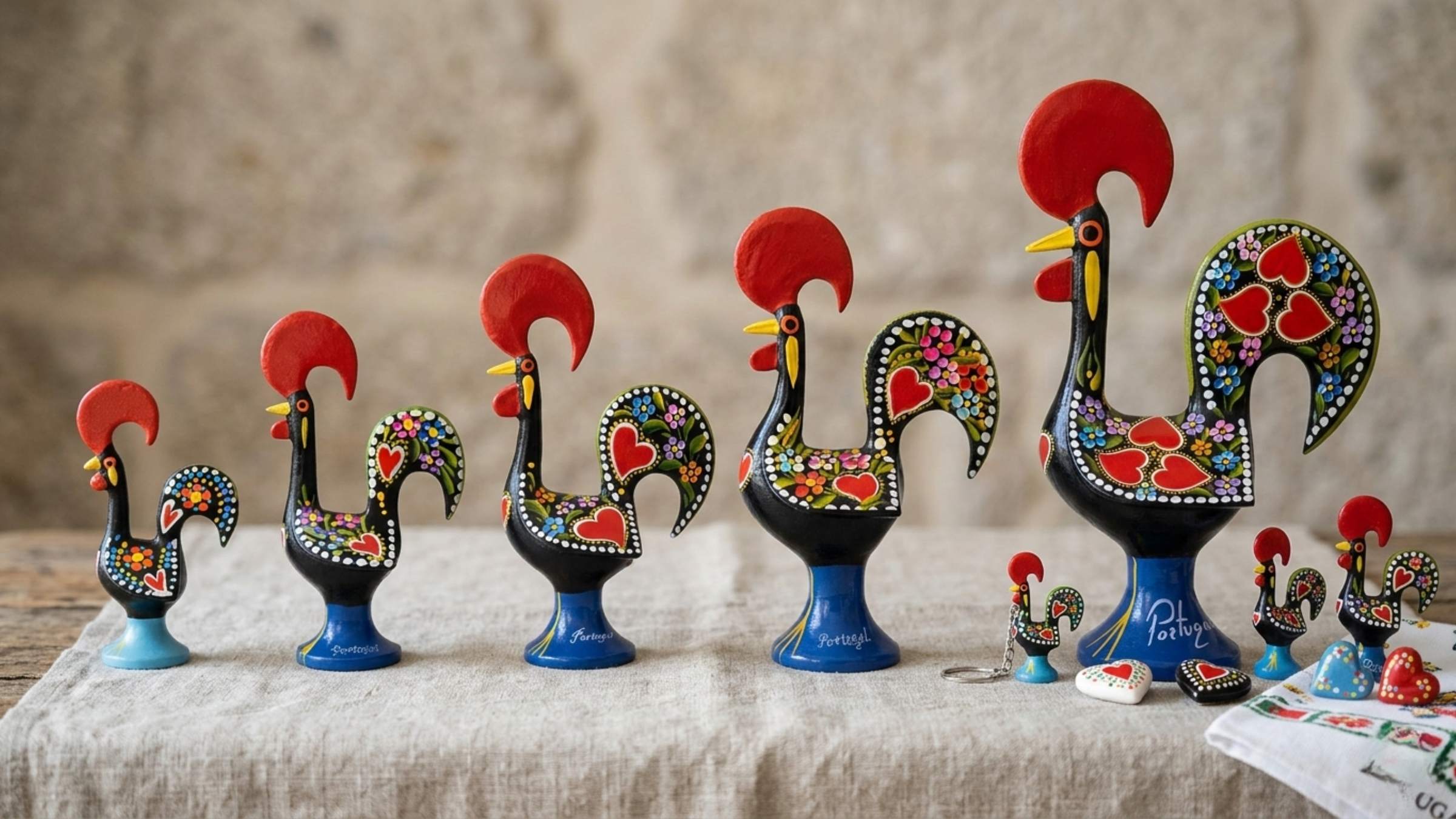 Portuguese Rooster - Galo de Barcelos- Figurines for Kitchen Decor – We Are  Portugal