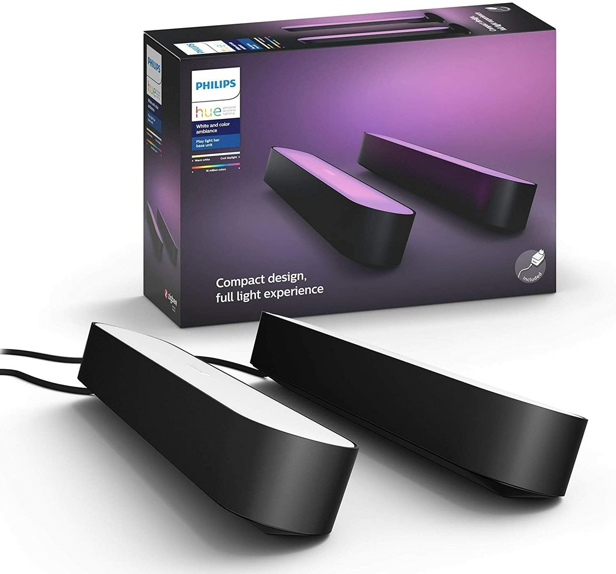 Philips Hue Play White & Color Ambiance Smart LED Light Bar 2-Pack | eBay