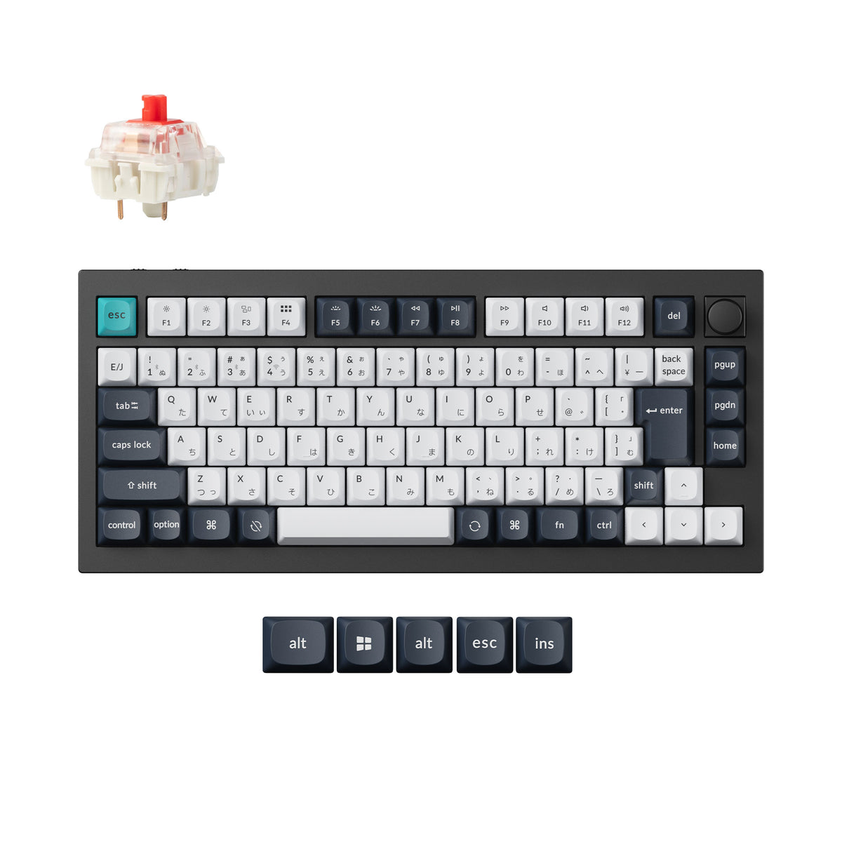 Keychron Q1 Max QMK Wireless Custom Mechanical Keyboard (Japan JIS Lay
