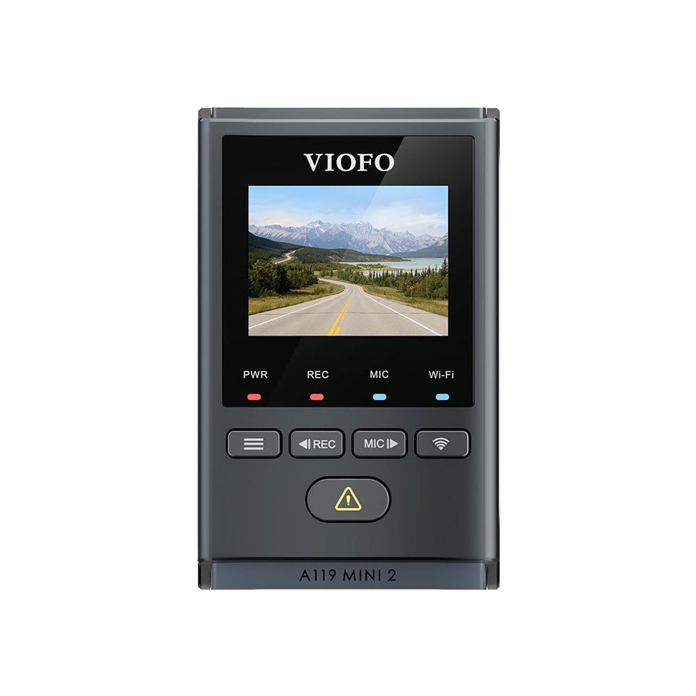 VIOFO A119 Mini 2-g 2K 60fps WiFi GPS Dashcam Clear