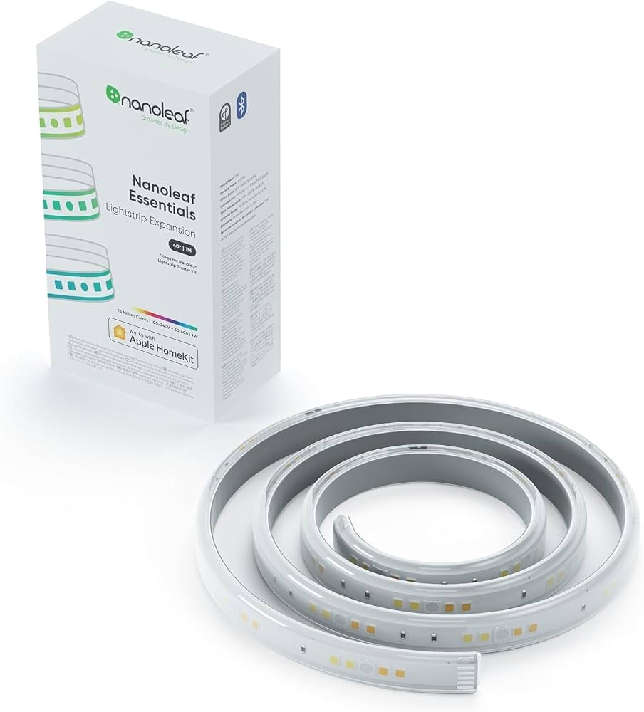 Nanoleaf Essential Lightstrips Starter, 1 m, Aggiuntivo : Amazon.it:  Prodotti per animali domestici