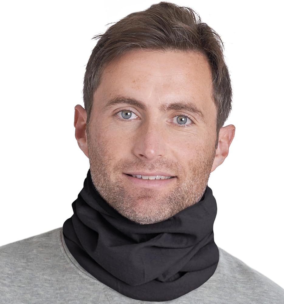 Tough Headwear Winter Neck Gaiters For Men & Women, Fleece Neck Gaiter,  Fleece Neck Warmer, Ski Gaiter - Reversible at Amazon Men's Clothing store