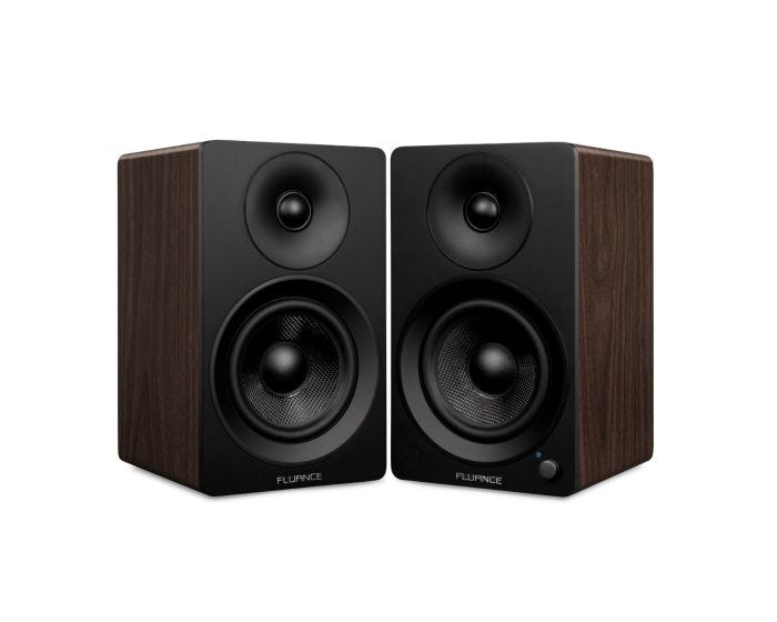 Amazon.com: Fluance Ai41 Powered 2-Way 2.0 Stereo Bookshelf ...