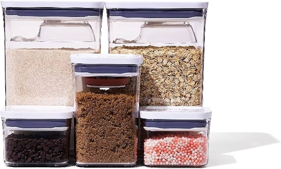 Amazon.com: OXO Good Grips 8-Piece Baking Essentials POP Storage Container  Set: Home & Kitchen