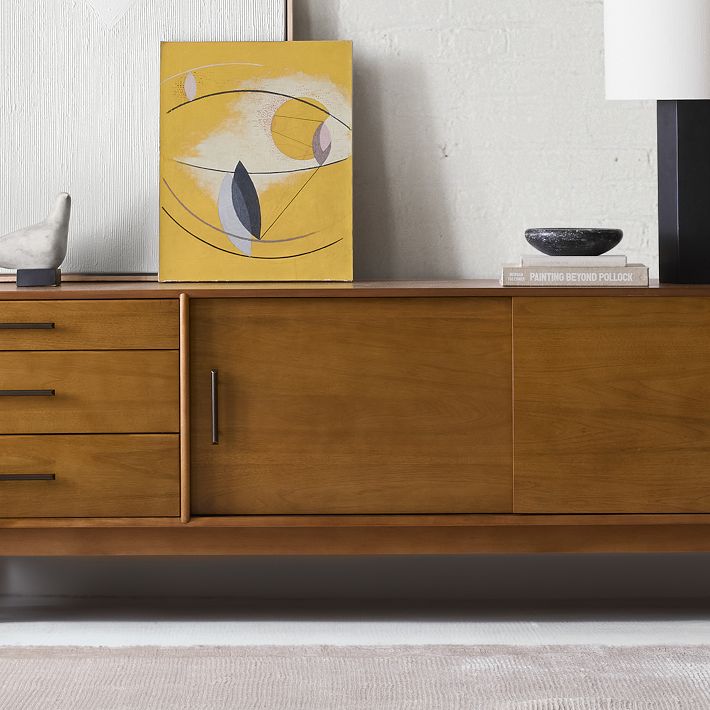 Mid-Century Media Console - Timeless Elegance | West Elm